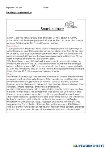 English test passive voice