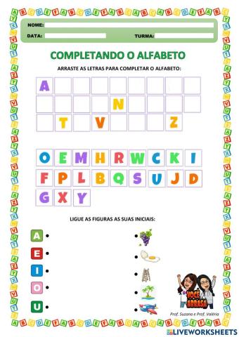 Completando o Alfabeto