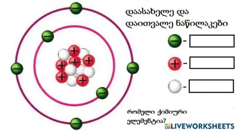 Ქიმიური ელემენტის აღნაგობა