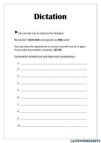 Dictation