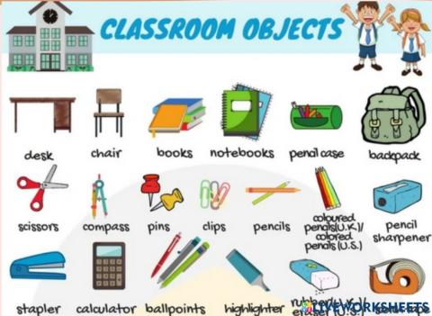 Classroom objects
