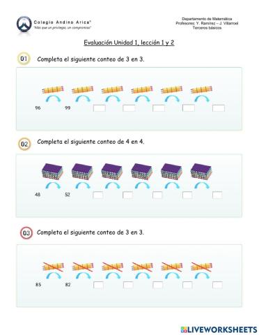 Unidad 1, lección 1 y 2