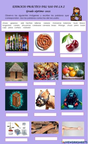 Ejercicio uso de la z