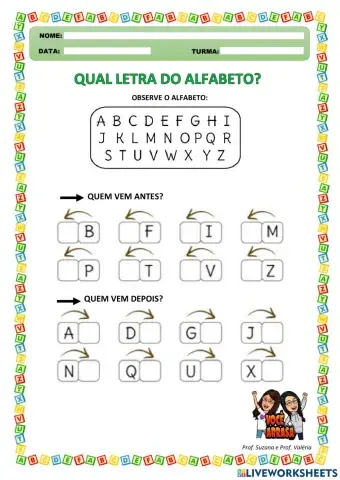 Qual Letra do Alfabeto?