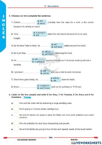 Unidad 3 - Inglés 5°