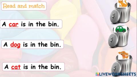 In the bin