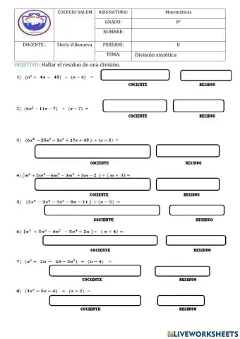 División sintética