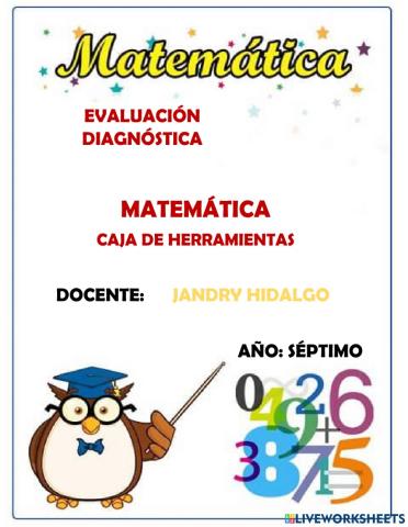Evaluaciòn de matematica