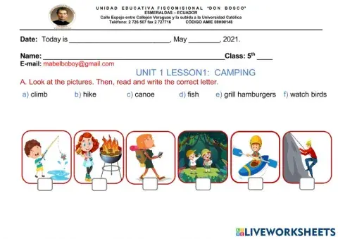 Camping-questions with long answers