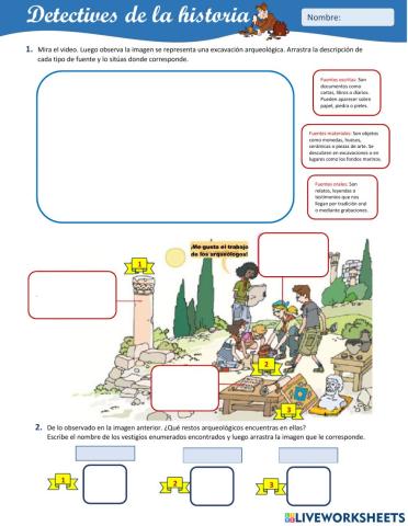 Detectives de la historia