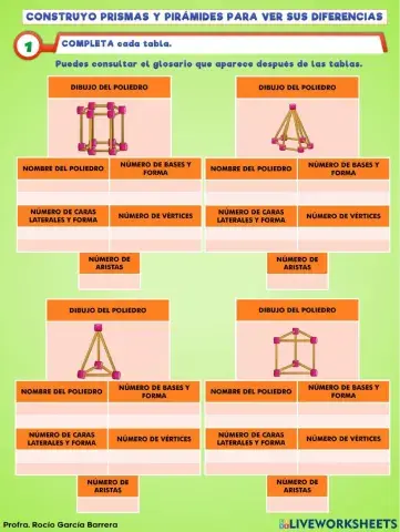 CONSTRUCCIÓN DE PRISMAS Y PIRÁMIDES - B
