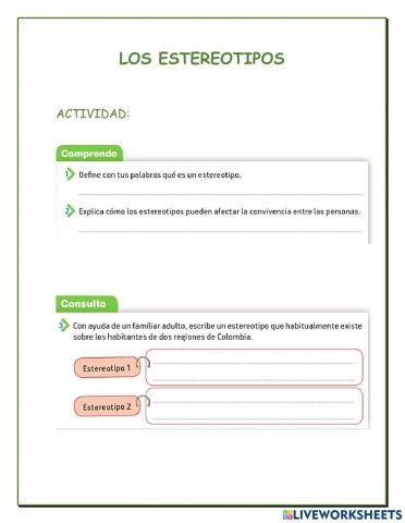 Prejuicios y estereotipos