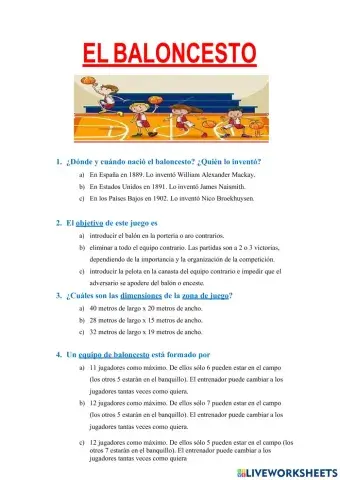 El baloncesto