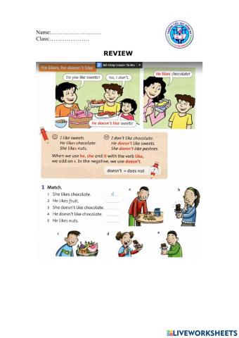 Grade 2. Review 5