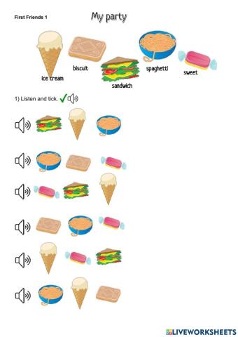 First Friends 1 - My Party 1