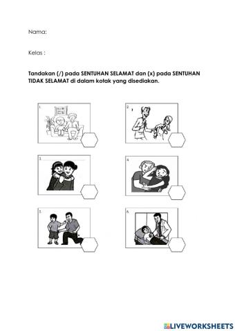 Sentuhan Selamat & Tidak Selamat
