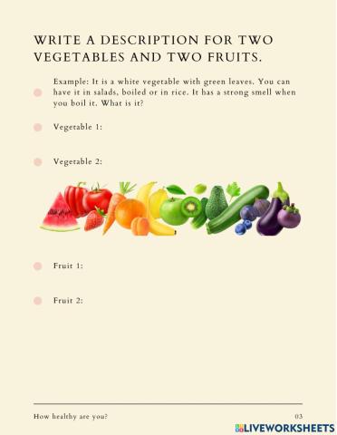 How healthy are you ?