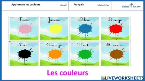 Les couleurs