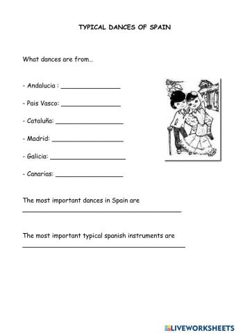 Spanish dances