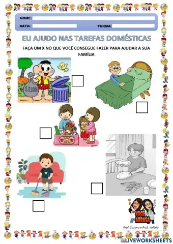 Eu Ajudo nas Tarefas Domésticas