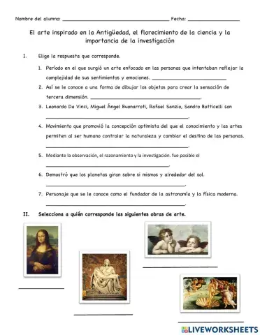 El arte inspirado en la Antigüedad