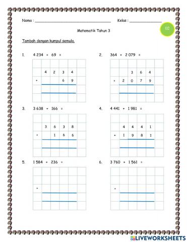 Tambah dengan kumpul semula