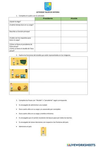 Alcaldes y presidentes