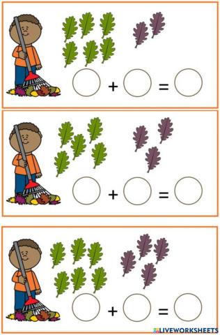 مهارات أساسية جمع ورق شجر