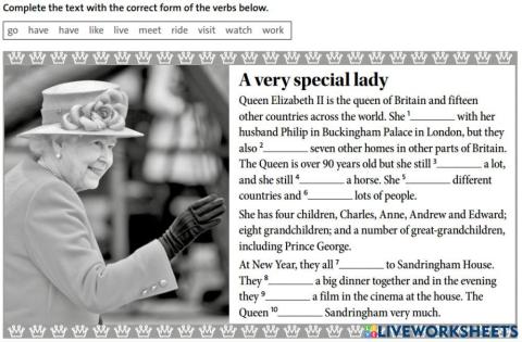 Queen - Present Simple