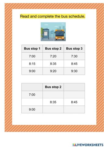 Bus schedule - copy 1