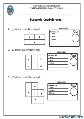 Conteo de cuadriláteros