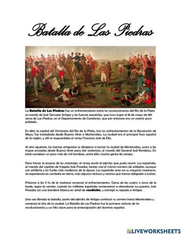 Batalla de Las Piedras
