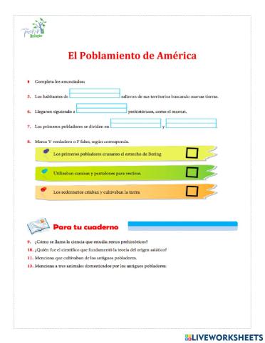 La población de America