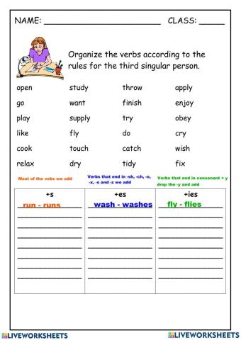 Third singular rules