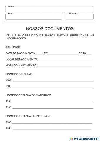 Nossos Documentos