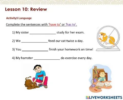 Access 6 - T3 - U8 - L10 - Act 3