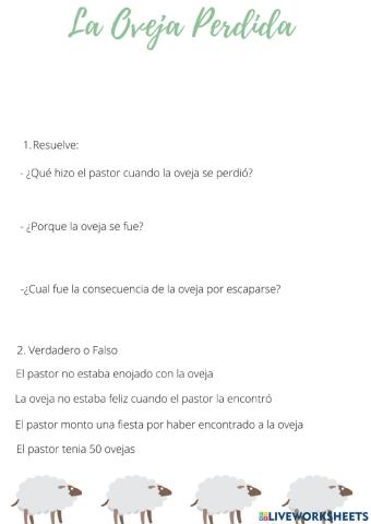 La oveja perdida religion