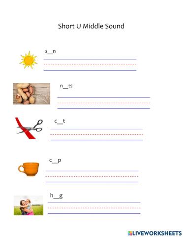 Short U Middle sound