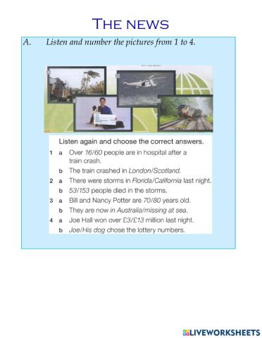 Listening - the news