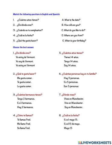 Preguntas Interpersonales