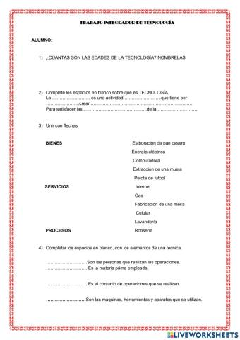 Trabajo integrador de tecnología