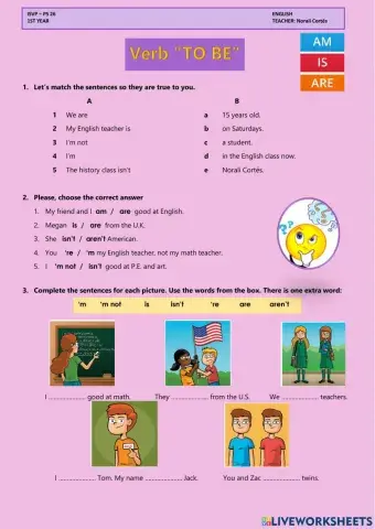 -To BE- - Affirmative & Negative