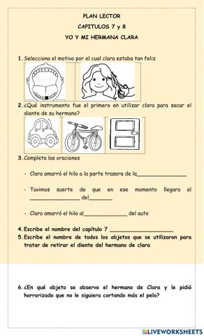 Yo y mie hermana Clara taller 4