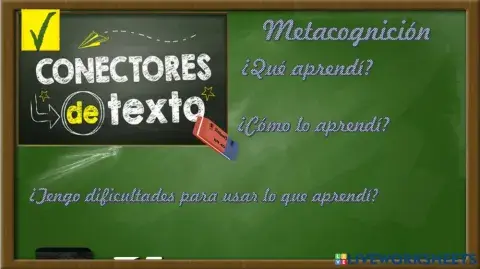 METACOGNICIÓN PARA EL USO DE CONECTORES LÓGICOS
