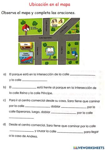 Ubicación en un mapa