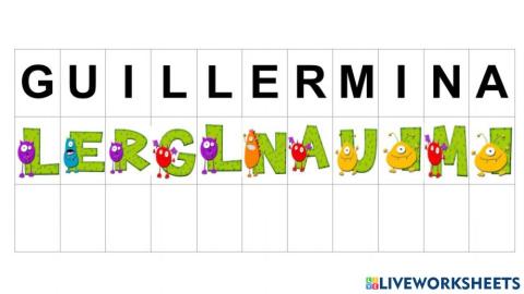 Nombre propio guillermina