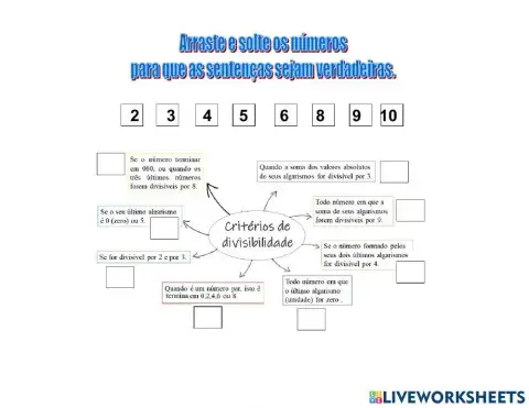 Critérios de divisibilidade