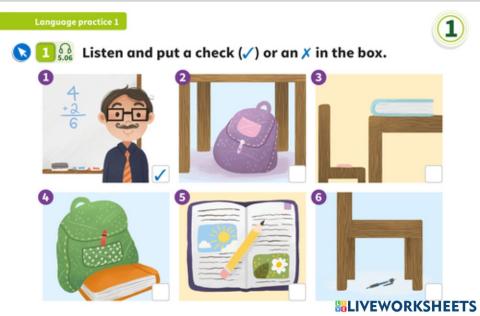 Level up 1- unit 1 prepositions