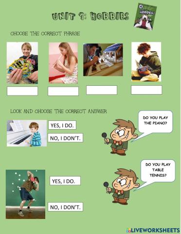 Hobbies - we are heroes 4