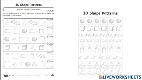 3D shape - patterns